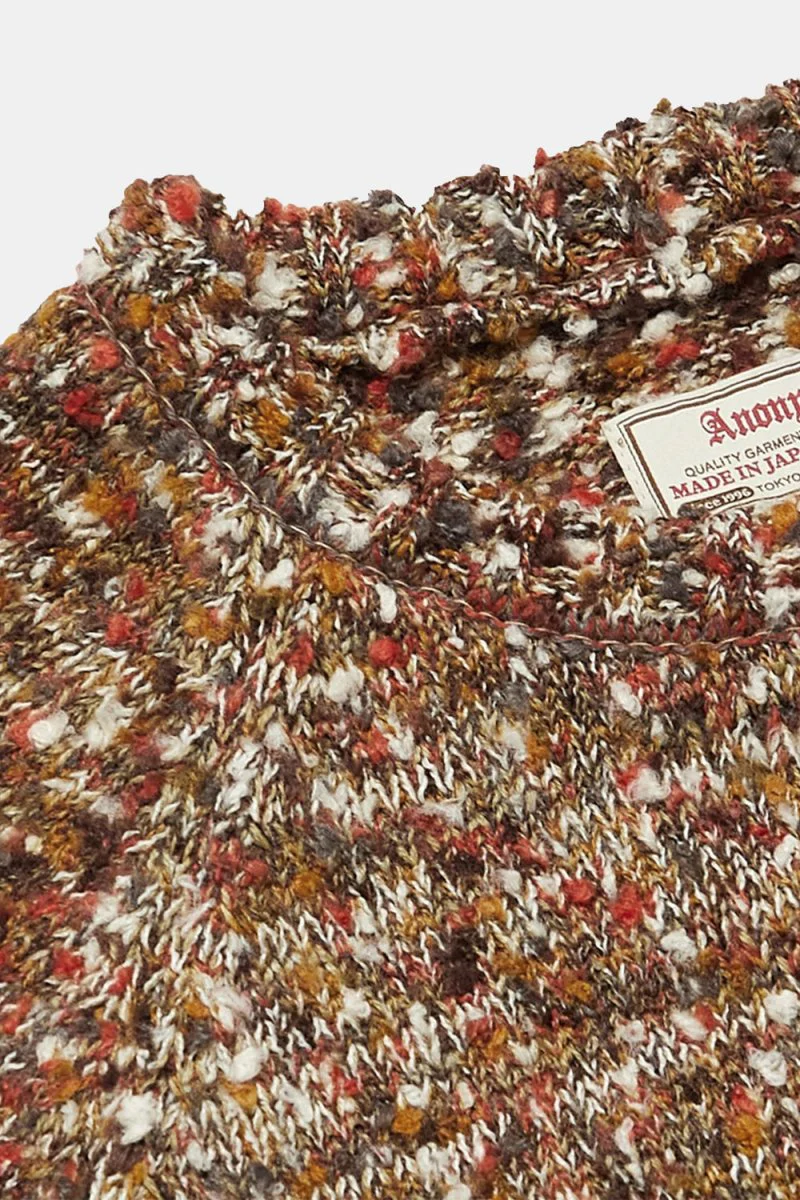 Anonymous Ism Slub Crew Neck Knit (Orange) - Image 7
