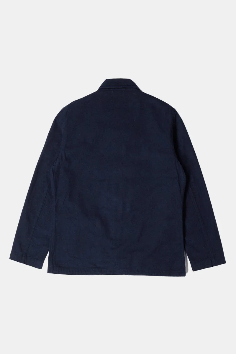 Universal Works Nebraska Bakers Chore Jacket (Navy) - Image 4