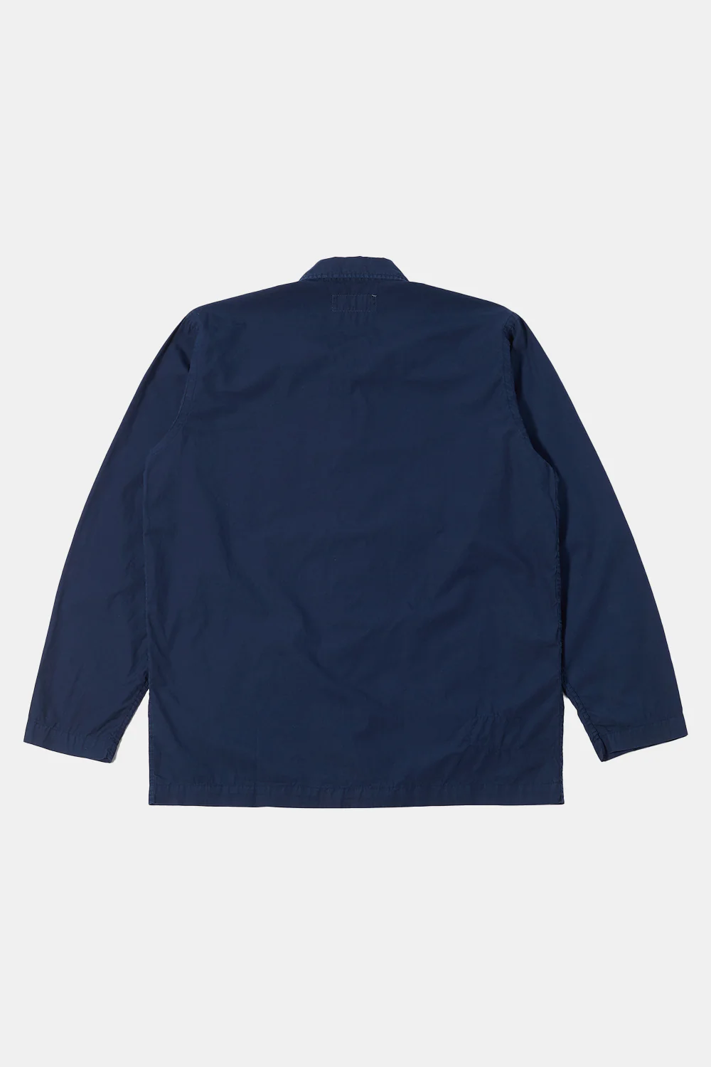 Universal Works Poplin Bakers Overshirt (Navy) - Image 6