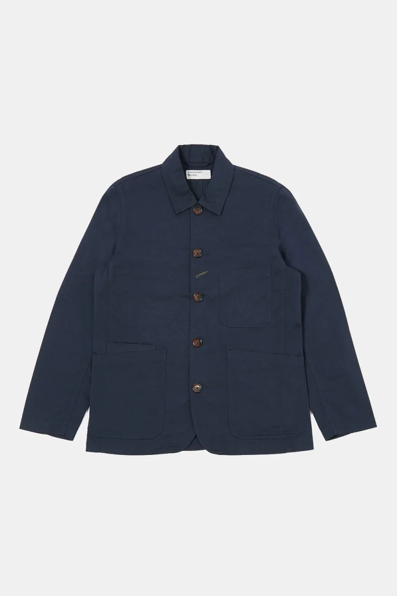 Universal Works Bakers Twill Jacket (Navy) - Image 3