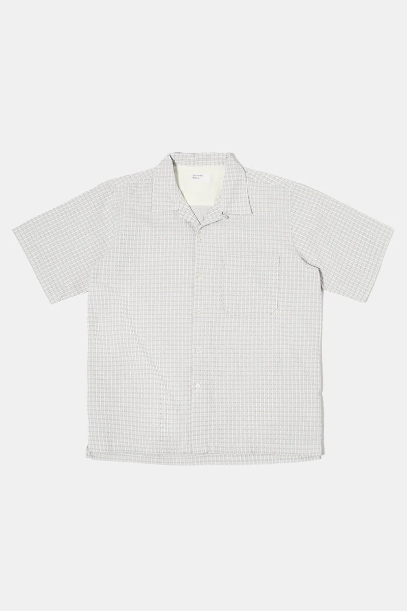 Universal Works Delos Camp Shirt (Light Grey) - Image 2