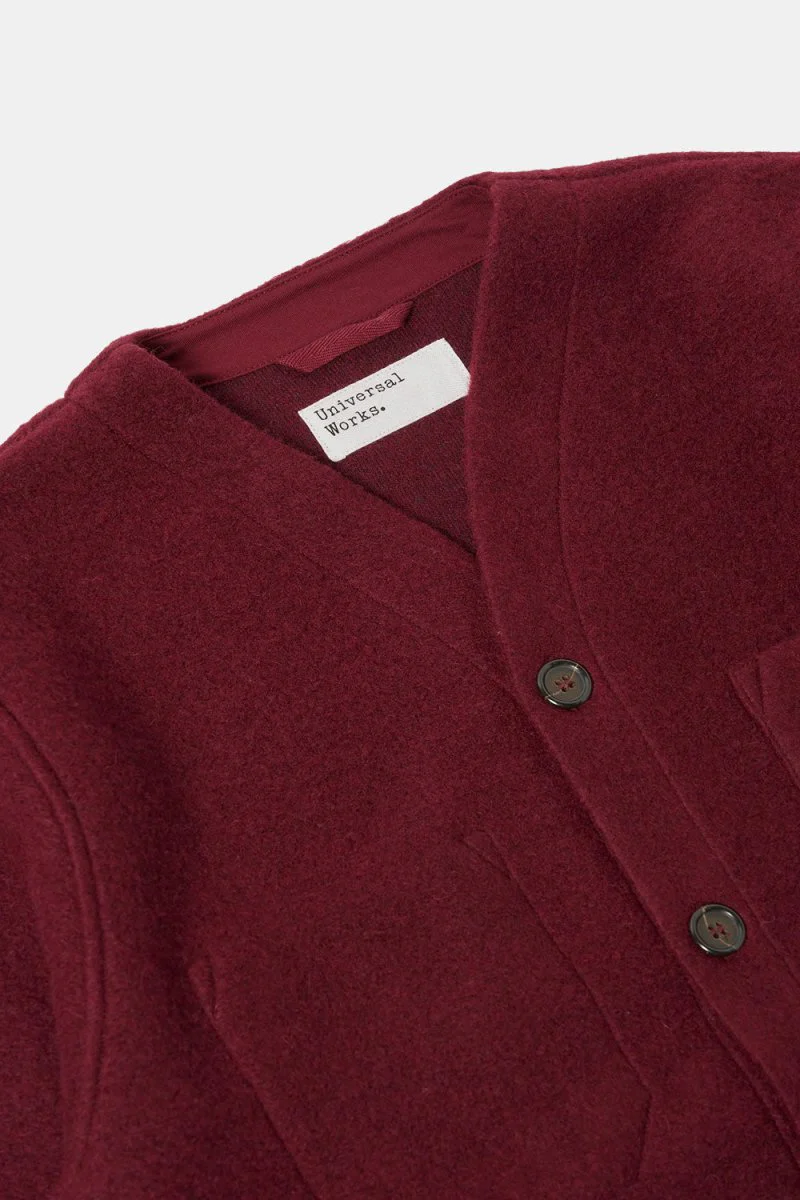 Universal Works Cardigan (Deep Red) - Image 5