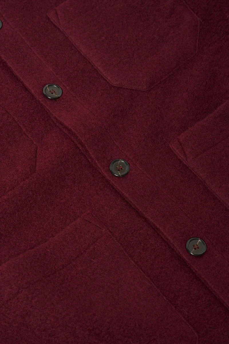 Universal Works Cardigan (Deep Red) - Image 6
