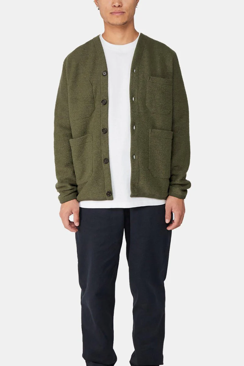 Universal Works Cardigan (Lovat Green) - Image 11