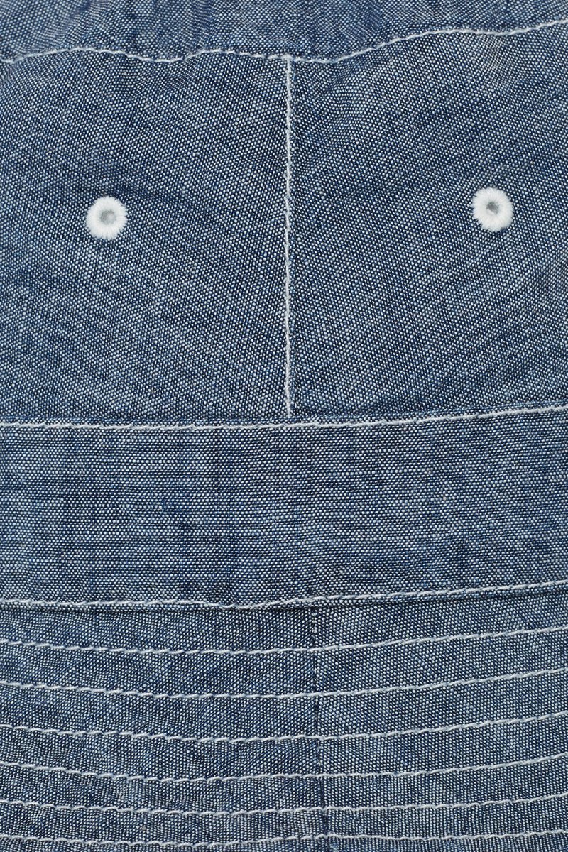 Universal Works Chambray Bucket Hat (Indigo) - Image 2