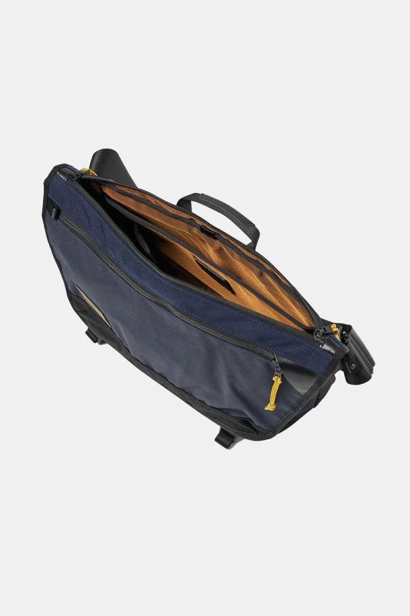 Universal Works x Master-Piece Courier Bag (Navy Recycled Tech Canvas) - Image 5