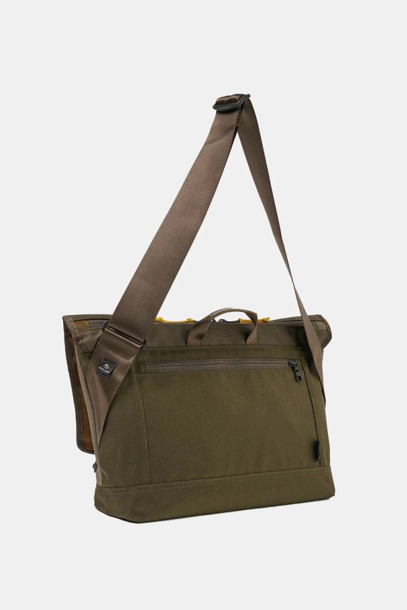 Universal Works x Master-Piece Courier Bag (Olive Recycled Tech Canvas) - Image 7