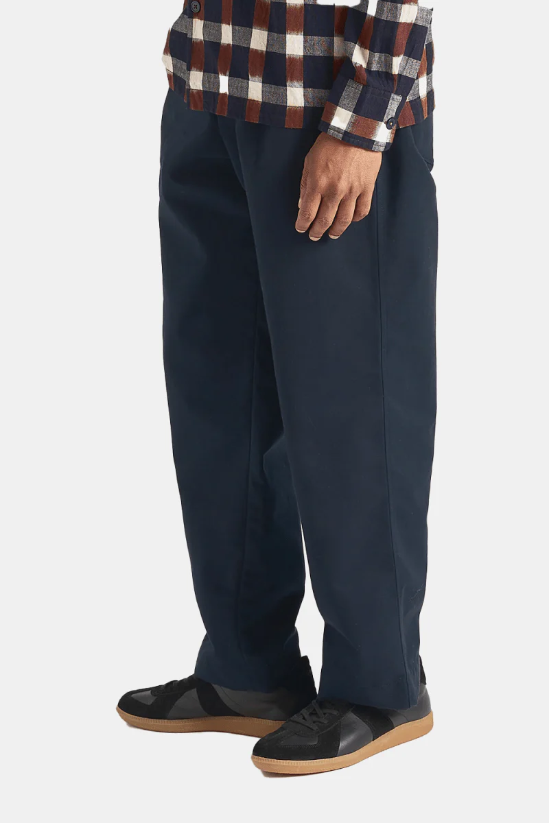 Universal Works Duke Pants (Navy Brushed Polytech)