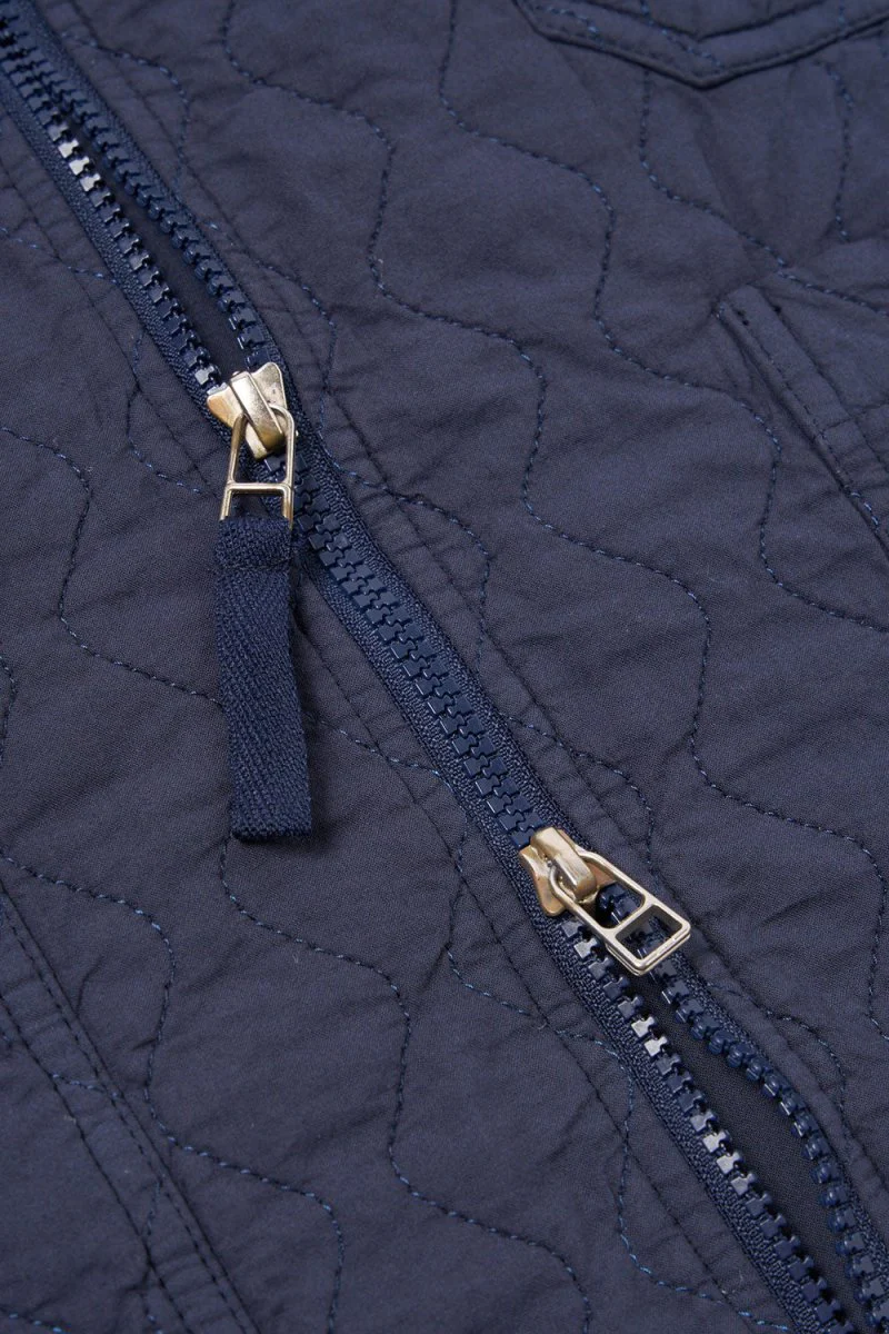 Universal Works Gower Jacket (Dark Navy Quilt Cotton) - Image 6