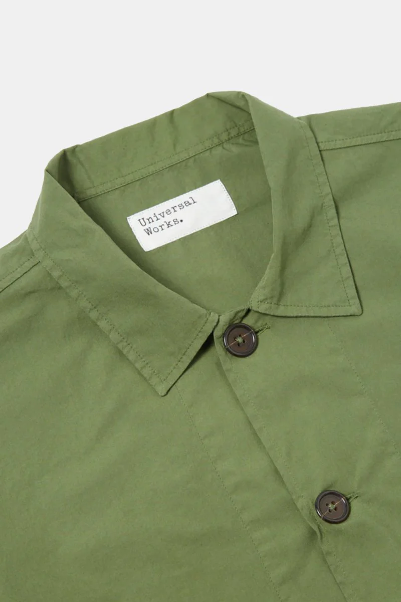 Universal Works Fine Poplin Bakers Jacket (Birch) - Image 5
