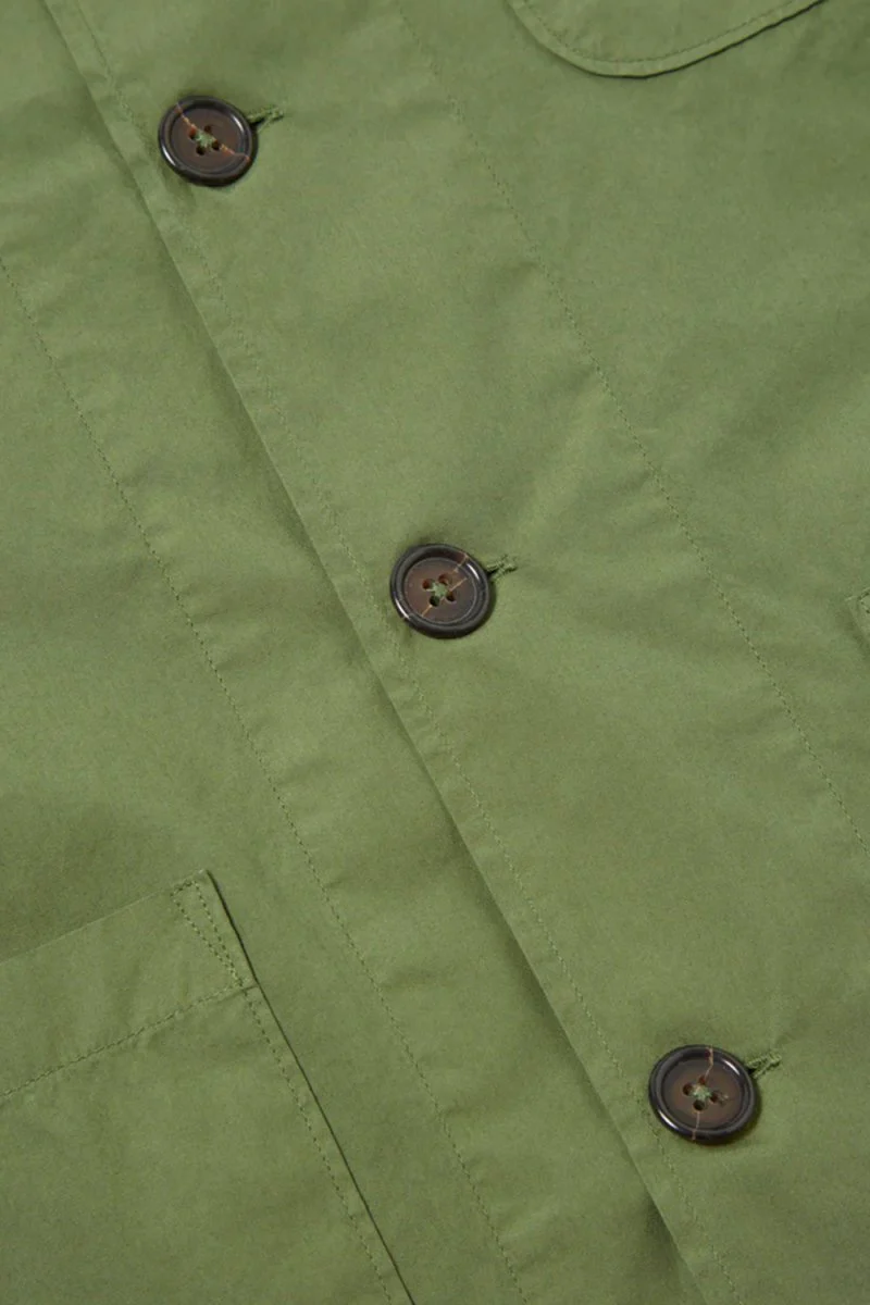 Universal Works Fine Poplin Bakers Jacket (Birch) - Image 7