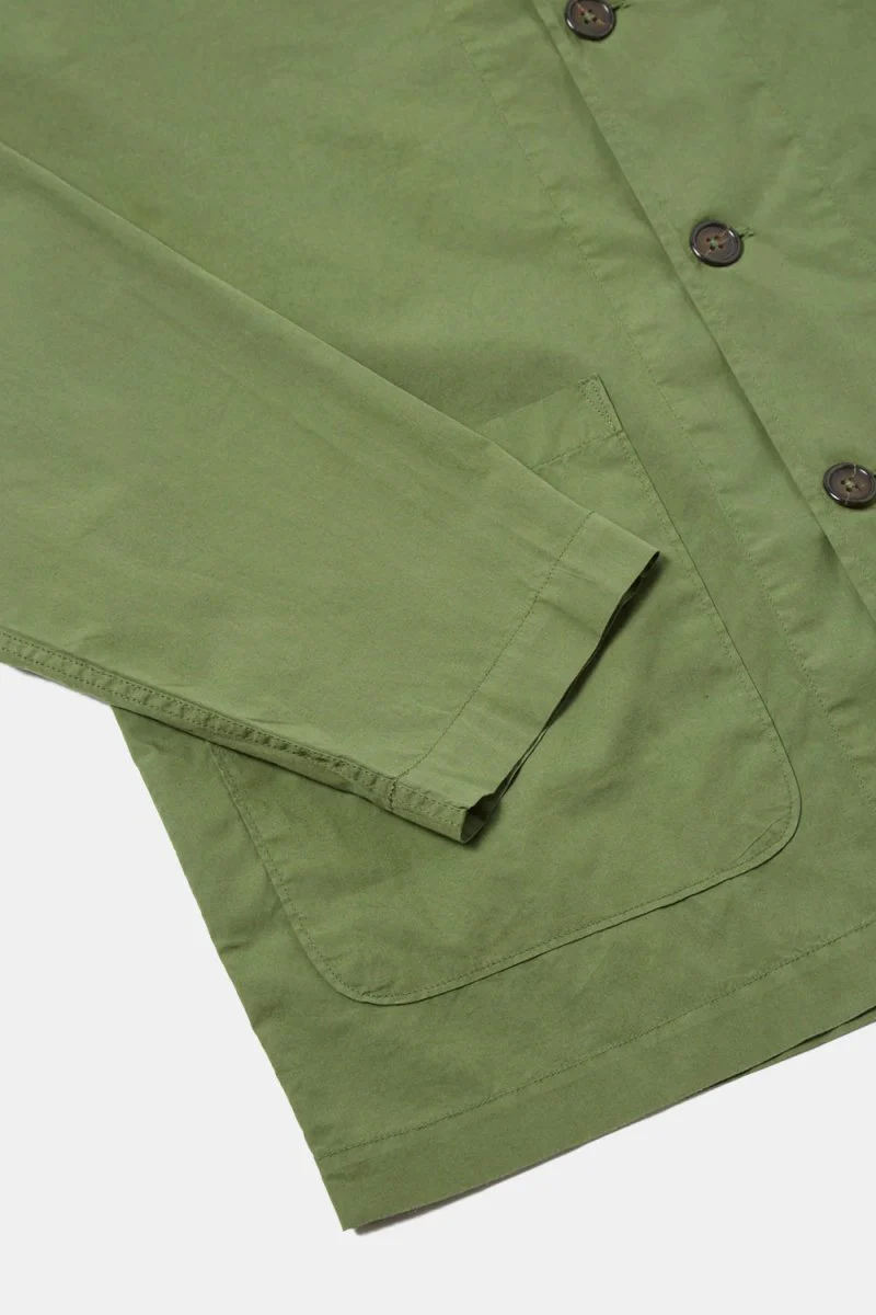 Universal Works Fine Poplin Bakers Jacket (Birch) - Image 8