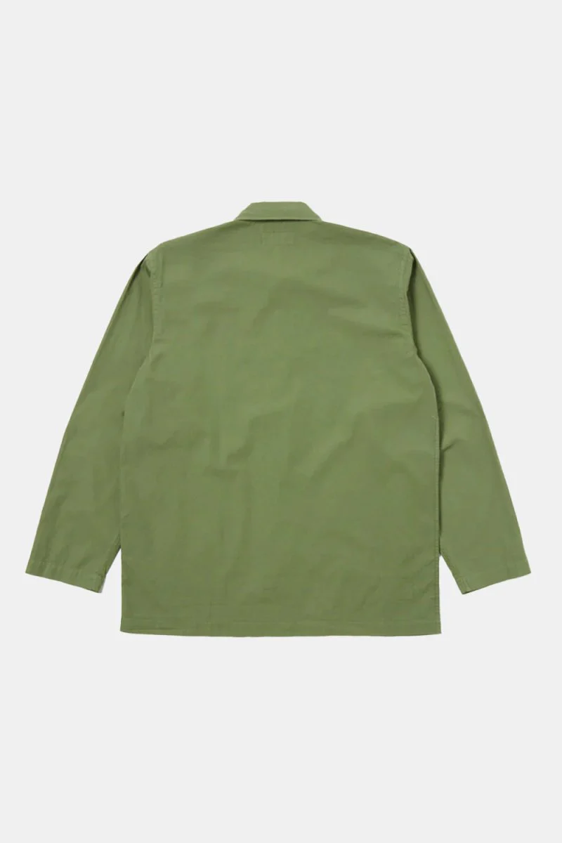 Universal Works Fine Poplin Bakers Jacket (Birch) - Image 9