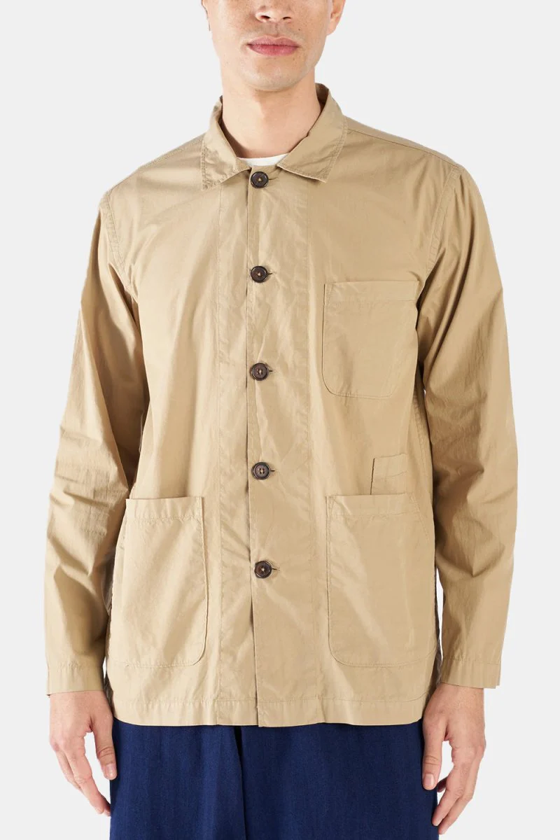 Universal Works Fine Poplin Bakers Jacket (Summer Oak)