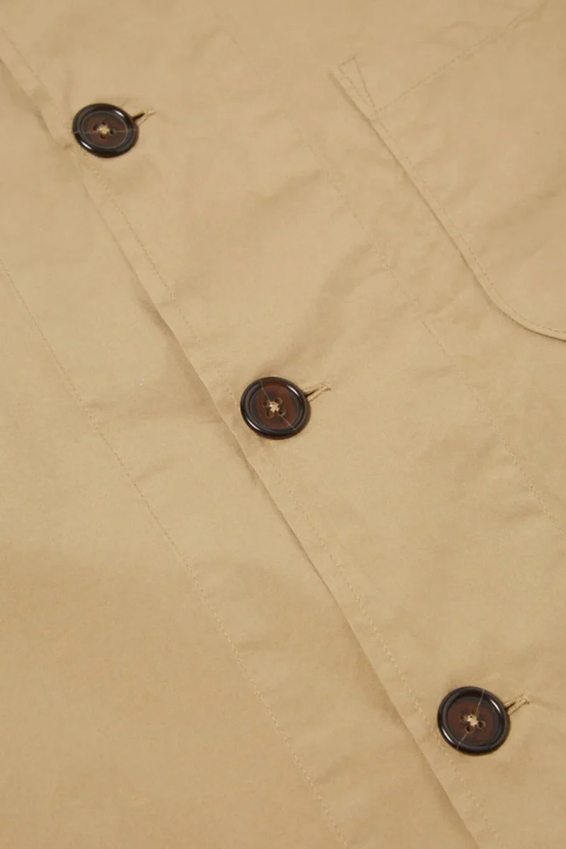 Universal Works Fine Poplin Bakers Jacket (Summer Oak) - Image 8