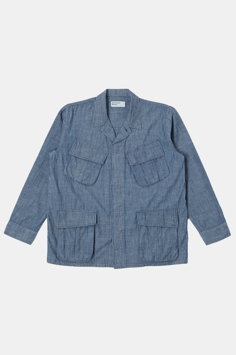 Universal Works Jungle Jacket (Indigo Chambray) - Image 2