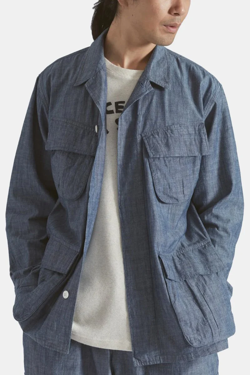 Universal Works Jungle Jacket (Indigo Chambray) - Image 7