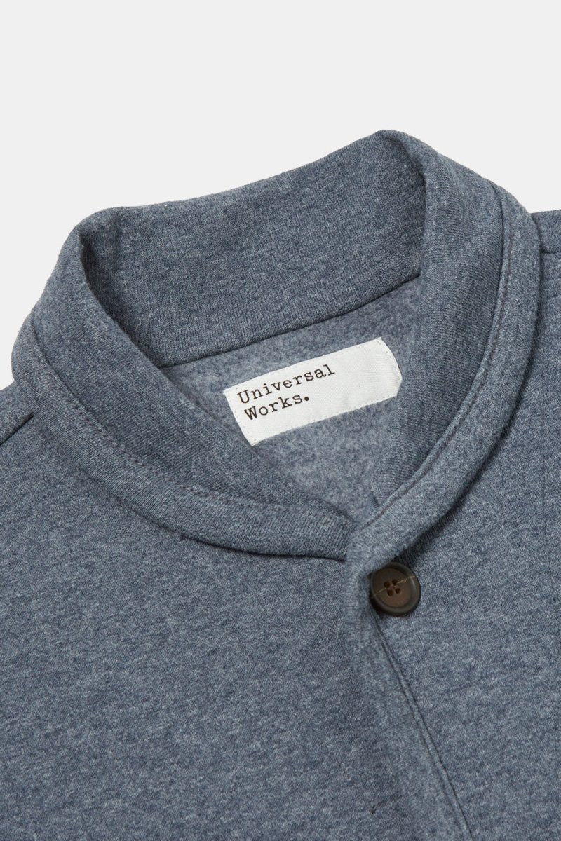 Universal Works Recycled Cotton Blend Jersey Lancaster Jacket (Navy) - Image 2