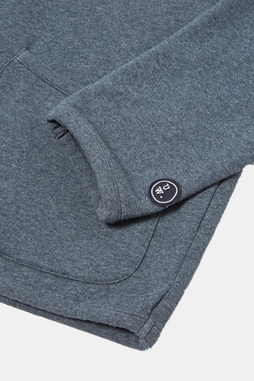 Universal Works Recycled Cotton Blend Jersey Lancaster Jacket (Navy) - Image 7