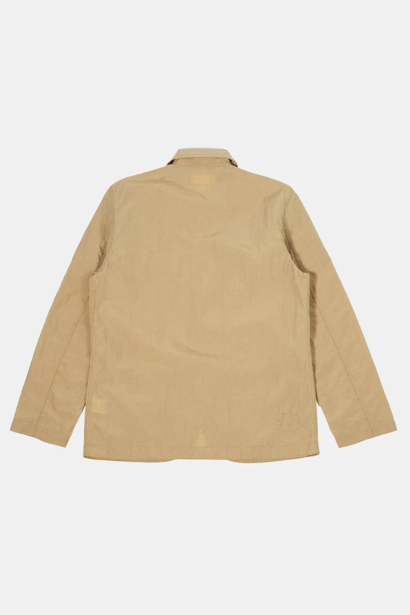 Universal Works Nylon Bakers Chore Jacket (Sand) - Image 5