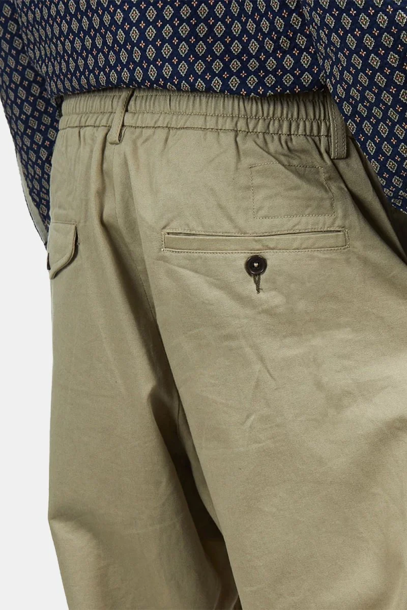 Universal Works Pleated Track Pant (Stone) - Image 5
