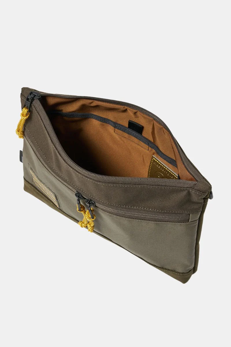 Universal Works x Master-Piece Shoulder Bag (Olive Recycled Tech Canvas) - Image 5