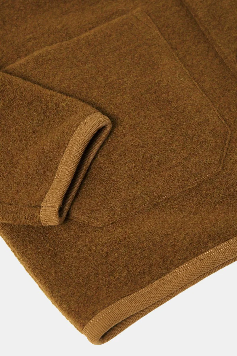 Universal Works Cardigan (Mustard Wool Fleece) - Image 6