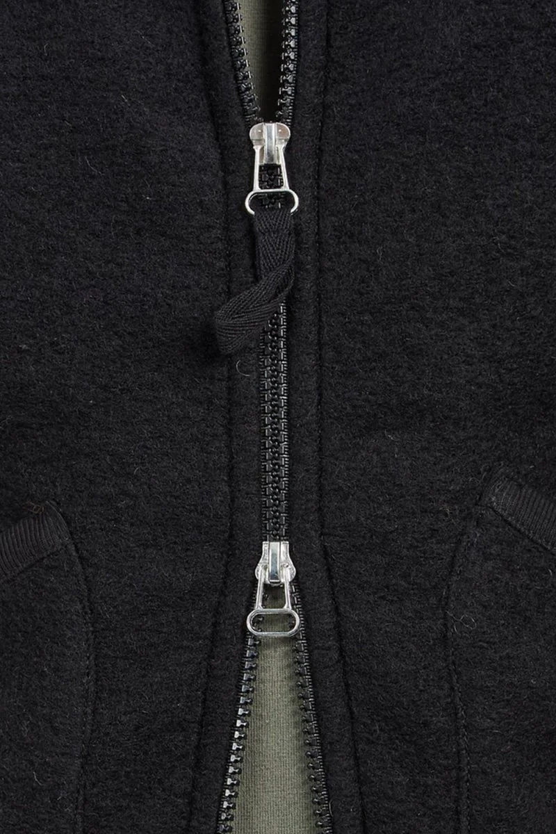 Universal Works Zip Waistcoat (Black) - Image 3
