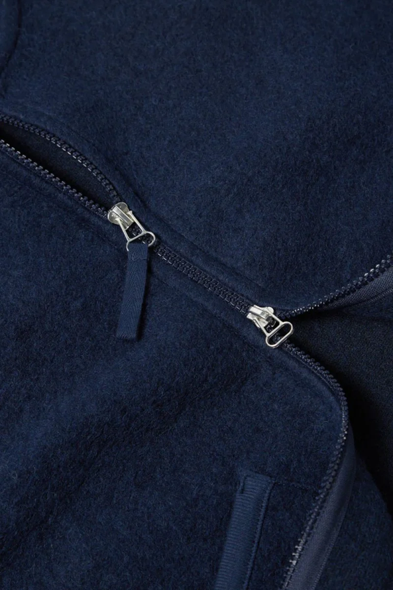 Universal Works Zip Waistcoat (Indigo Blue) - Image 2