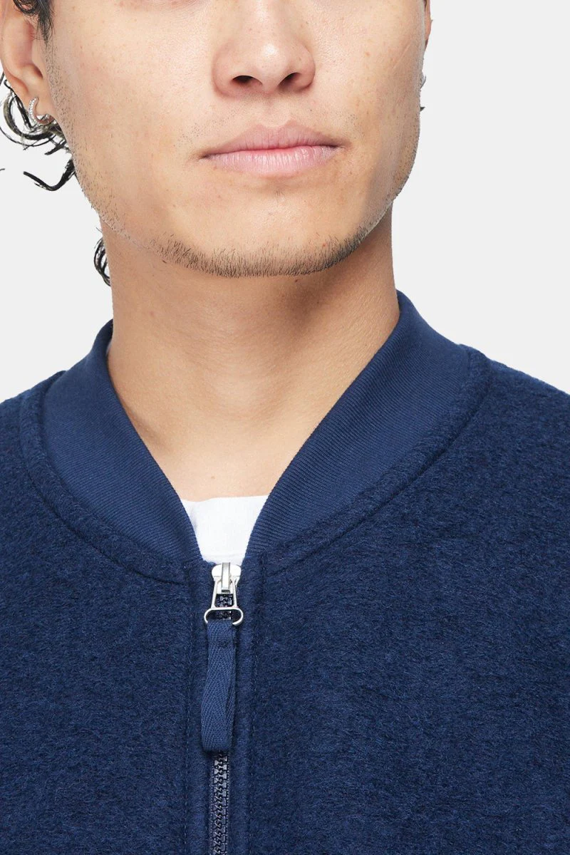 Universal Works Zip Waistcoat (Indigo Blue) - Image 4
