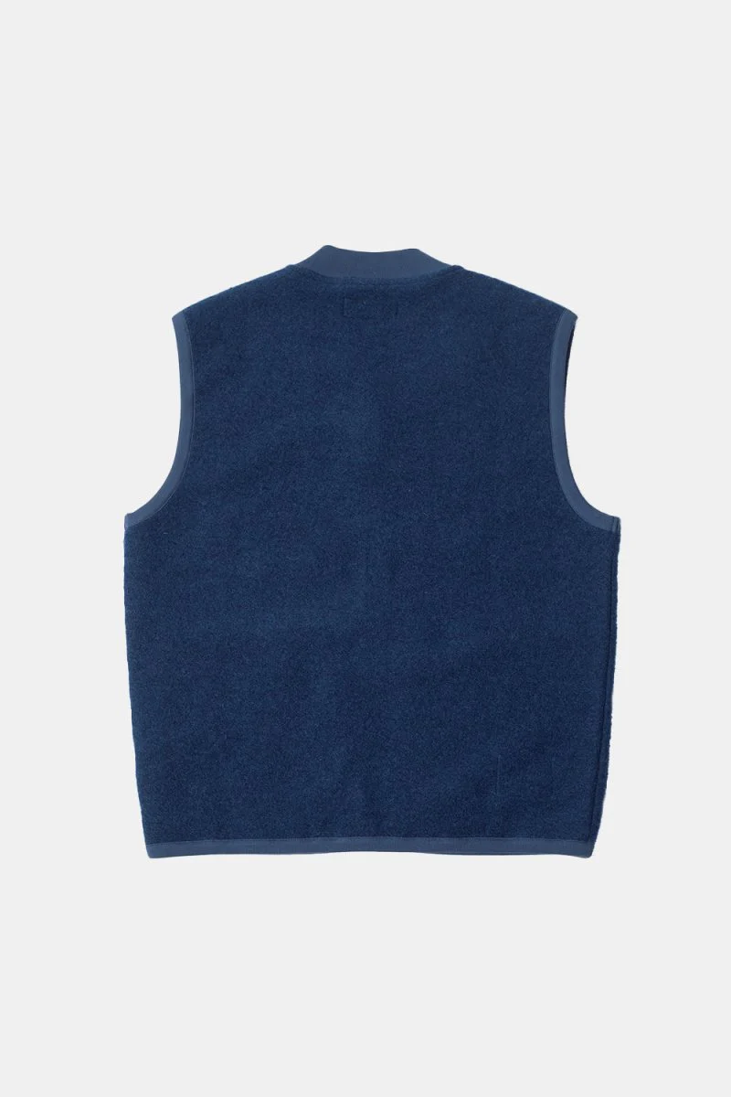 Universal Works Zip Waistcoat (Indigo Blue) - Image 8